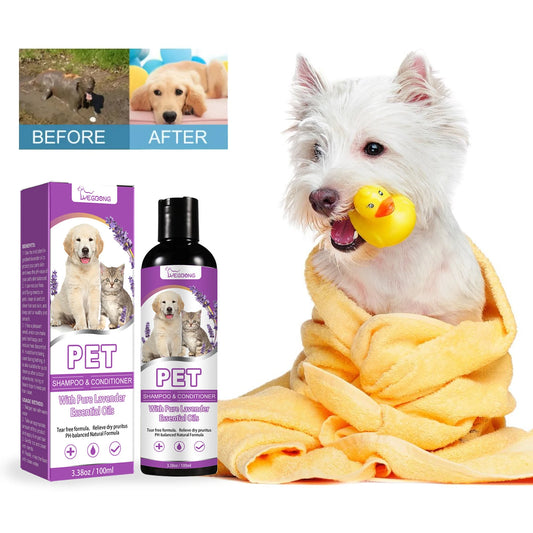 Pet Hair Softening Body Wash Moisturizing Pet Shower shampoo